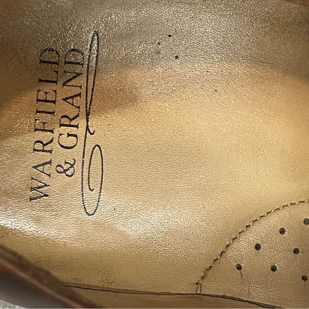Warfield & Grand Dark Brown Leather Oxfords in size 12